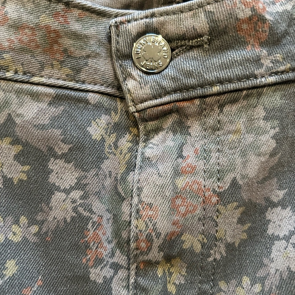 Lucky Brand floral jeans